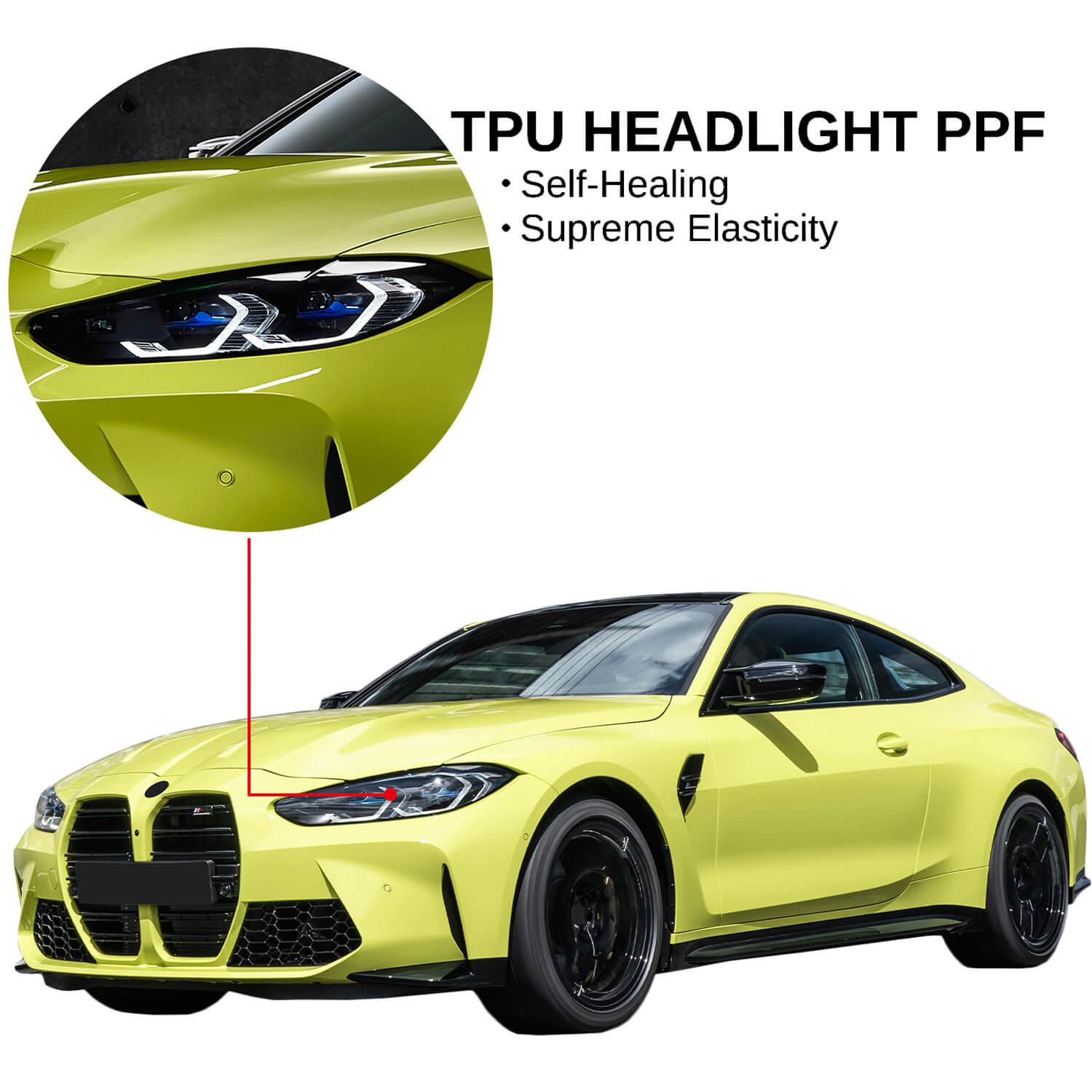 Automotive headlight film Automotive headlight film Automotive headlight protective film TPH/TPU